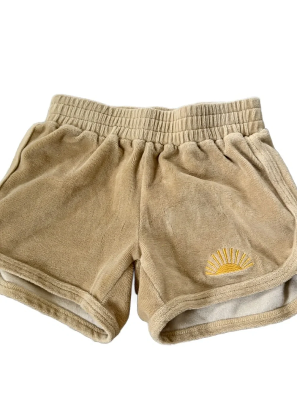 Tiny Whales Tan Sun Shorts